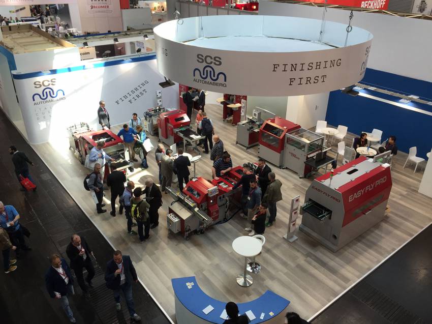 The Made in Italy technology SCS on the world stage for Drupa.